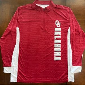 Colosseum Oklahoma Sooners Quarter Zip Men's Pullover